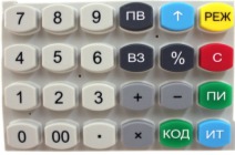 Клавиатура «Меркурий-185» Россия АВЛГ 807.12.01