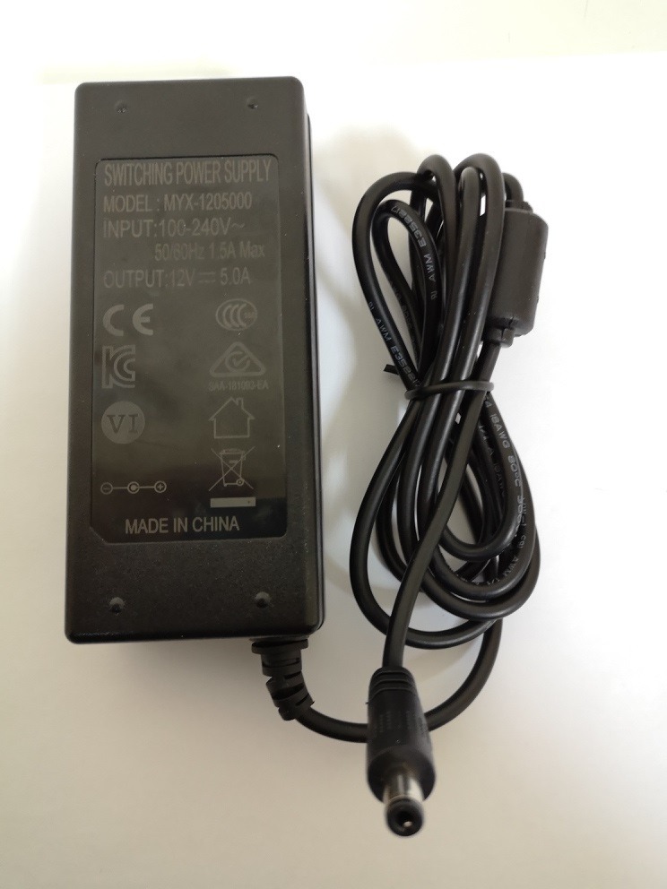 Блок питания для Мониторов и POS-Терминалов 2PIN 12V 5A