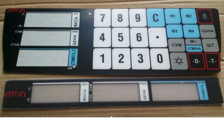 Панели кнопок и задних дисплеев MARTA (Marta Panel front and back)