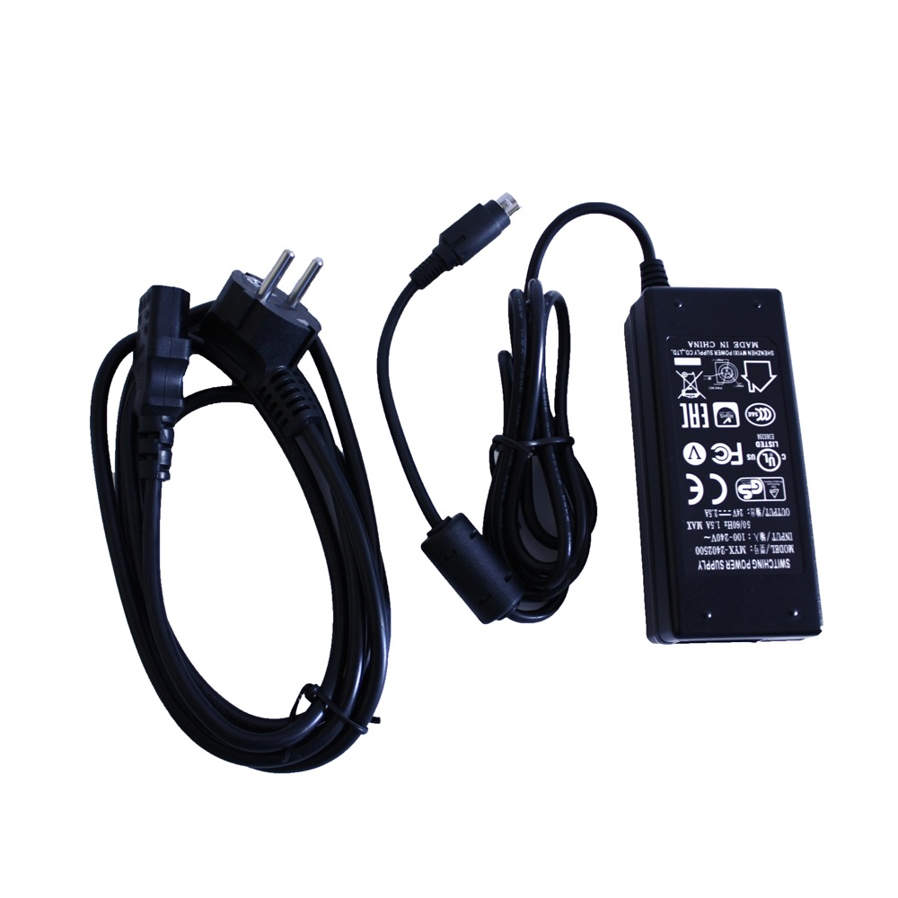 Блок питания для ККТ 24V 2.5A с сетевым кабелем 1.8м