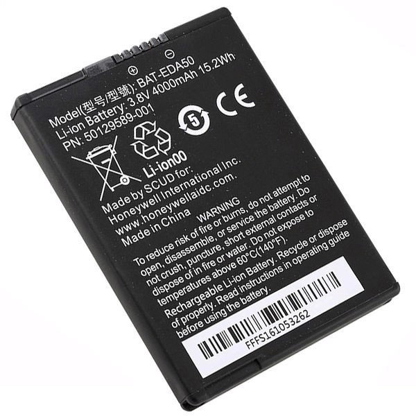 Аккумуляторная батарея HONEYWELL EDA50/EDA70/EDA71 Battery (3.8V, 4,000mAh) (50129589-001)
