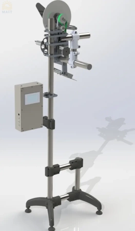 Аппликаторы этикеток Этикетировочный автомат для наклеивания на верхнюю поверхность - фото