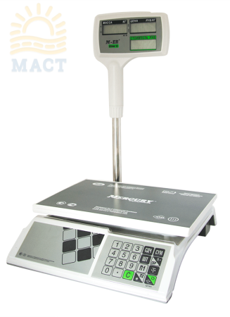 Весы M-ER 326 ACPX-15.2 "Slim'X" LCD Белые+ фото